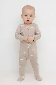 Комбинезон для новорожденных CROCKID, К 6520, цвет - бежевый