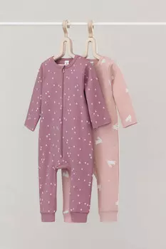 Комбинезон для новорожденных CROCKID, К 6522-2уп, цвет - розовый