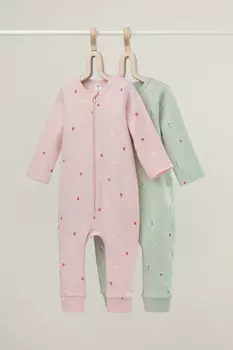 Комбинезон для новорожденных CROCKID, К 6522-2уп, цвет - зеленый