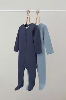 Комбинезон для новорожденных CROCKID, К 6523-2уп, цвет - синий