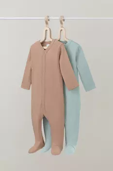 Комбинезон для новорожденных CROCKID, К 6523-2уп, цвет - голубой