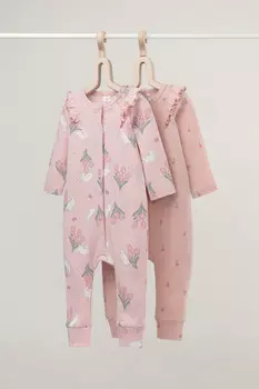 Комбинезон для новорожденных CROCKID, К 6534-2уп, цвет - розовый