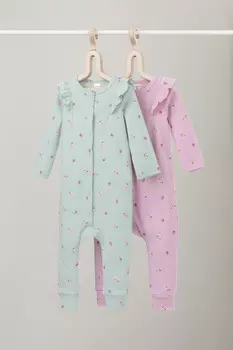 Комбинезон для новорожденных CROCKID, К 6534-2уп, цвет - зеленый