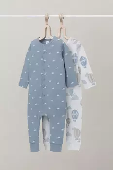 Комбинезон для новорожденных CROCKID, К 6535-2уп, цвет - коричневый