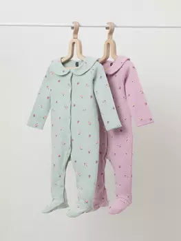 Комбинезон для новорожденных CROCKID, К 6538-2уп, цвет - зеленый