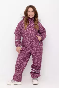 Комбинезон с утеплителем нового поколения для девочек CROCKID, ВК 60098/н/4 ГР, цвет - фиолетовый