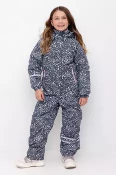 Комбинезон с утеплителем нового поколения для девочек CROCKID, ВК 60098/н/6 ГР, цвет - серый