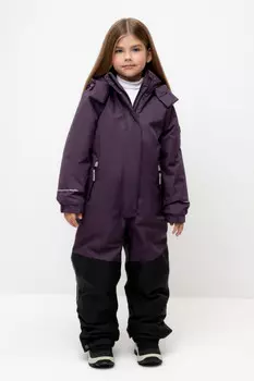 Комбинезон с утеплителем нового поколения для девочек CROCKID, ВК 60122/2 ГР, цвет - фиолетовый