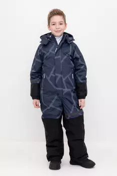 Комбинезон с утеплителем нового поколения для мальчиков CROCKID, ВК 60100/н/4 ГР, цвет - темно-синий