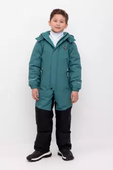 Комбинезон с утеплителем нового поколения для мальчиков CROCKID, ВК 60122/5 ГР, цвет - зеленый