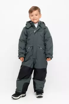 Комбинезон с утеплителем нового поколения для мальчиков CROCKID, ВК 60101/6 ГР (98-122), цвет - зеленый