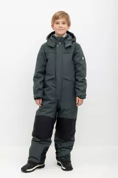 Комбинезон с утеплителем нового поколения для мальчиков CROCKID, ВК 60101/6 ГР (122-158), цвет - зеленый