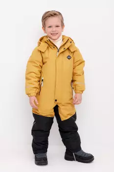 Комбинезон с утеплителем нового поколения для мальчиков CROCKID, ВК 60122/3 ГР, цвет - желтый