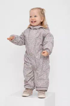 Комбинезон утепленный для девочки для девочек CROCKID, ВК 60085/н/32 ГР, цвет - хаки