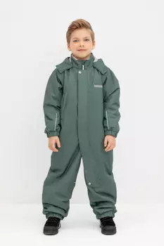 Комбинезон утепленный для мальчика для мальчиков CROCKID, ВК 60109/4 УЗГ, цвет - зеленый