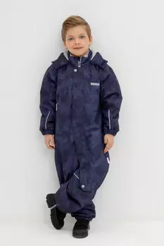 Комбинезон утепленный для мальчика для мальчиков CROCKID, ВК 60069/н/3 УЗГ, цвет - синий