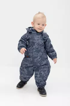 Комбинезон утепленный для мальчика для мальчиков CROCKID, ВК 60085/н/39 Ал, цвет - черный3