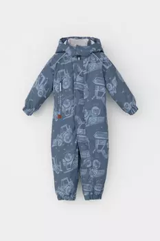 Комбинезон утепленный для мальчика для мальчиков CROCKID, ВК 60085/н/40 Ал, цвет - синий
