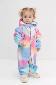 Комбинезон ветровочный для девочки для девочек CROCKID, ВК 60088/н/7 Ал, цвет - мульти