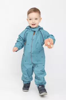Комбинезон ветровочный для мальчика для мальчиков CROCKID, ВК 60088/н/11 Ал, цвет - синий