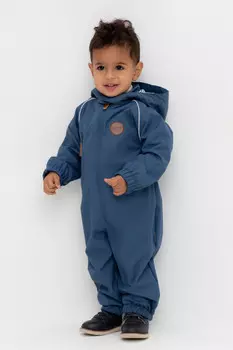 Комбинезон ветровочный для мальчика для мальчиков CROCKID, ВК 60091/3 Ал, цвет - темно-синий