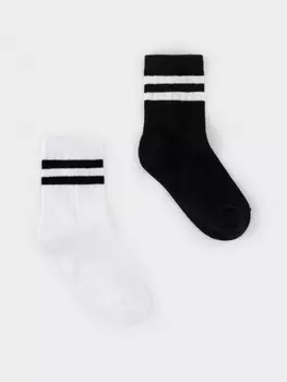 Комплект длинных носков для девочки для девочек CROCKID, К 9699-2/2 ФВ, цвет - белый