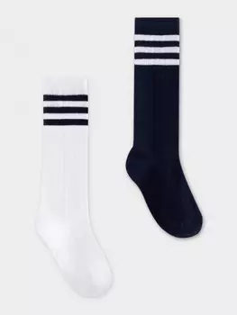 Комплект гольфов для девочки для девочек CROCKID, К 9698-2/1 ФВ, цвет - белый