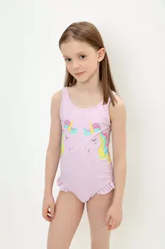 Купальник для девочек CROCKID, ТК 16012/3 ХФ, цвет - розовый