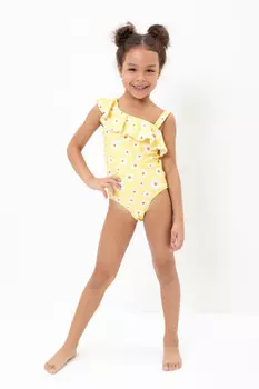 Купальник для девочек CROCKID, ТК 16014/1н ХФ, цвет - желтый
