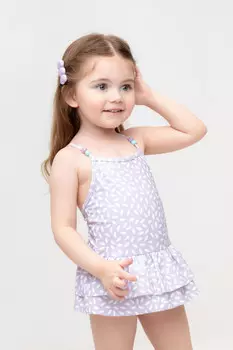 Купальник для девочек CROCKID, ТК 16019/1н ФВ, цвет - фиолетовый