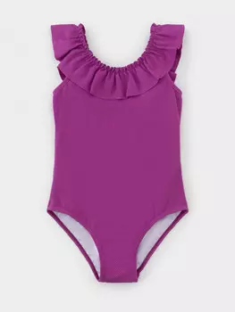 Купальник для девочек CROCKID, ТК 16028/2 ФВ, цвет - бордовый