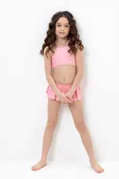 Купальник для девочек CROCKID, ТК 17008/7н ХФ, цвет - розовый