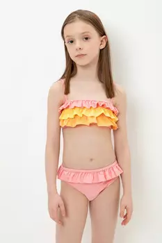 Купальник для девочек CROCKID, ТК 17009/4 ХФ, цвет - розовый