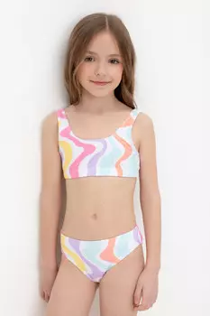 Купальник для девочек CROCKID, ТК 17012/2н ФВ, цвет - белый