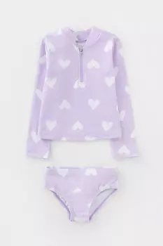 Купальник для девочек CROCKID, ТК 17015/2н ФВ, цвет - фиолетовый