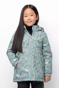 Куртка для девочек CROCKID, ВК 32143/н/1 УЗГ, цвет - зеленый