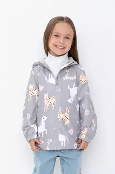 Куртка для девочек CROCKID, ВК 32144/н/5 Ал, цвет - серый