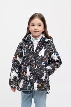 Куртка для девочек CROCKID, ВК 38095/н/3 Ал, цвет - темно-серый