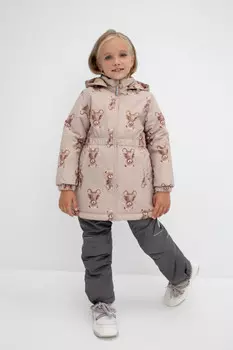 Куртка для девочек CROCKID, ВК 38098/н/3 УЗГ, цвет - светло-бежевый