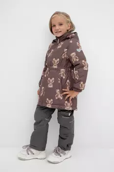 Куртка для девочек CROCKID, ВК 38098/н/4 УЗГ, цвет - кофейный
