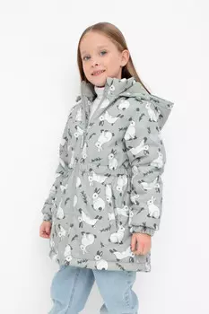 Куртка для девочек CROCKID, ВК 38098/н/5 УЗГ, цвет - хаки