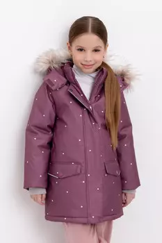 Куртка для девочек CROCKID, ВК 38100/н/1 ГР, цвет - фиолетовый