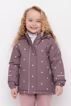 Куртка для девочек CROCKID, ВК 38111/н/3 ГР, цвет - фиолетовый