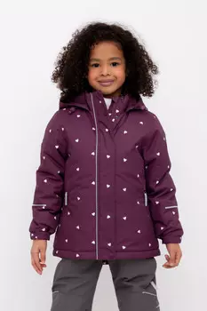 Куртка для девочек CROCKID, ВК 38111/н/4 ГР, цвет - бордовый