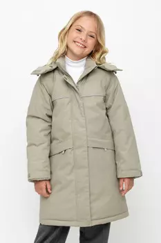 Куртка для девочек CROCKID, ВК 38118/2 ГР, цвет - хаки