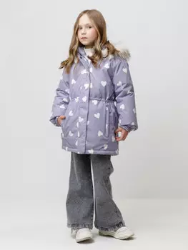 Куртка для девочек CROCKID, ВК 38122/н/2 УЗГ, цвет - фиолетовый