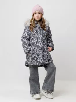 Куртка для девочек CROCKID, ВК 38122/н/3 УЗГ, цвет - темно-серый