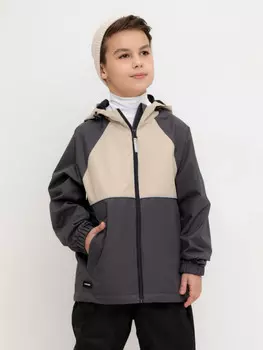 Куртка для мальчика без утеплителя для мальчиков CROCKID, ВК 30152/1 Ал, цвет - темно-серый