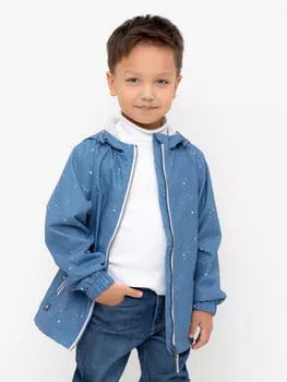 Куртка для мальчика без утеплителя для мальчиков CROCKID, ВК 30145/н/1 Ал, цвет - синий