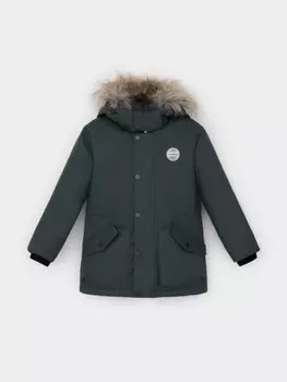 Куртка для мальчика с утеплителем нового поколения для мальчиков CROCKID, ВК 36106/1 ГР (98-122), цвет - зеленый